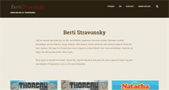 Desktop Screenshot of bertistravonsky.dk