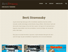 Tablet Screenshot of bertistravonsky.dk